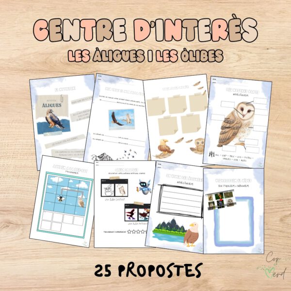 Centre d'interès: les àligues i les òlibes