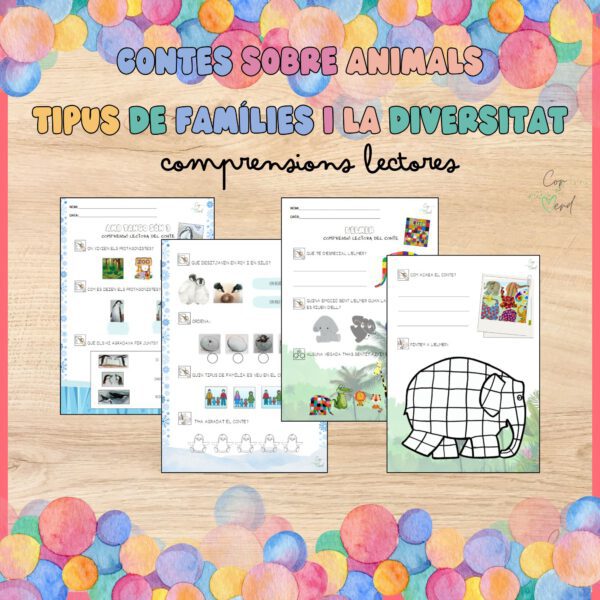 Contes d'animals: "Amb Tango són 3" i "l'Elmer"