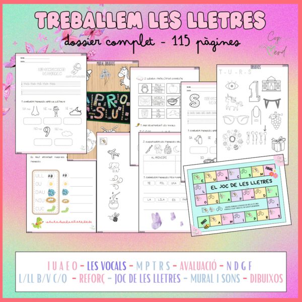 Treballem les lletres (dossier complet amb 115 pàgines)
