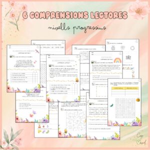 6 comprensions lectores (nivells progressius) sobre la primavera