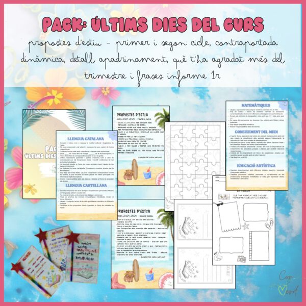 Pack: últims dies del curs