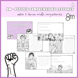 8M - Petites comprensions lectores sobre 4 dones molt importants