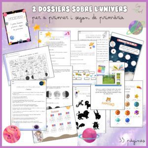 2 dossiers sobre l'univers  (1r i 2n de primària) CorVerd