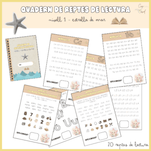 Quadern de reptes de lectura: nivell 1 Estrella de mar - Corverd